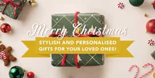 Celebrate Christmas with Custtom! Stylish and personalised gifts for your loved ones!