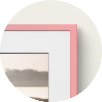 Light pink photoframe