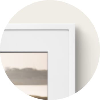 White photoframe