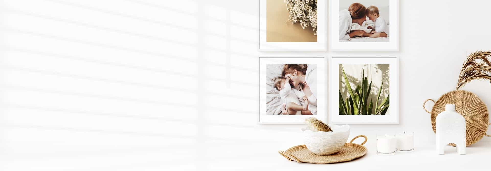 Polymer Frames. Lightweight photo frames that you can quickly and easily stick to your wall!